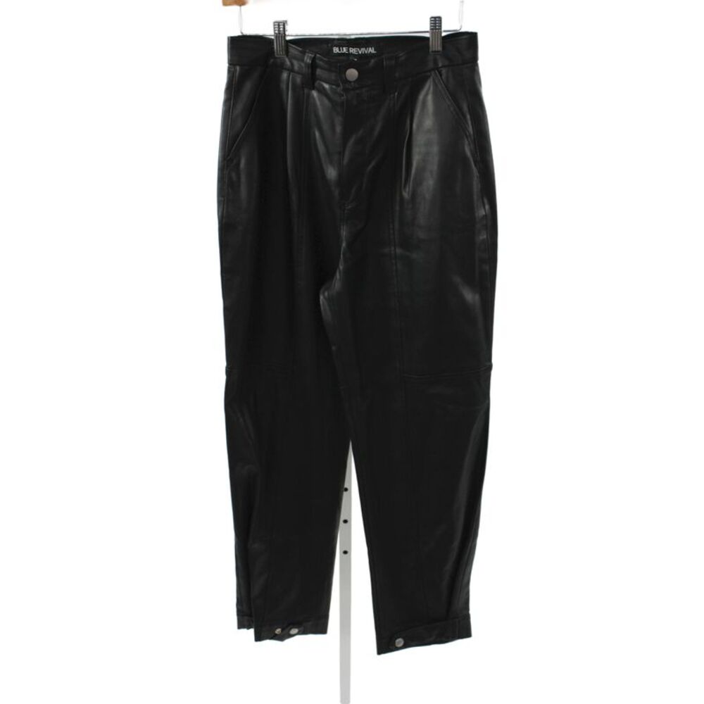 Blue Revival Womens Cropped Biker Black Pants Size 27